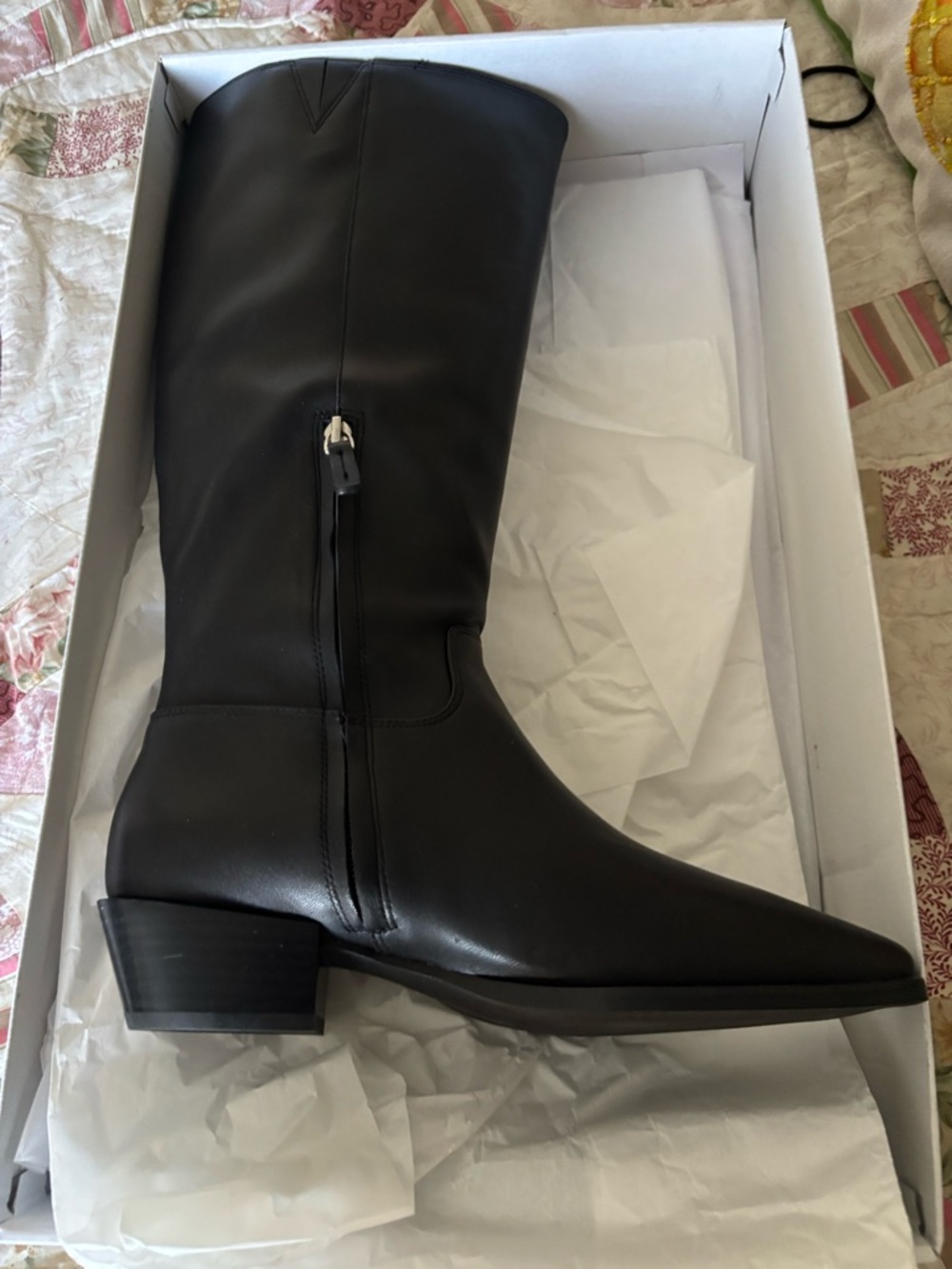 Nordstrom Black Women's Leather Boots - Unbranded size 8